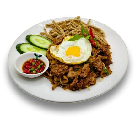 Kutiau Goreng Kampung Daging Batang Pinang