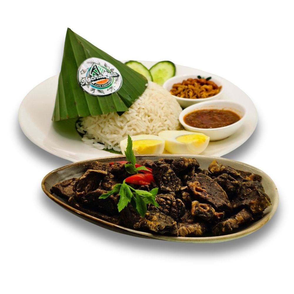 Nasi Lemak Paru Goreng Lembut