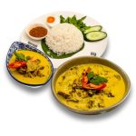 Nasi Putih Daging Salai Masak Lemak Cili Api Negeri Sembilan